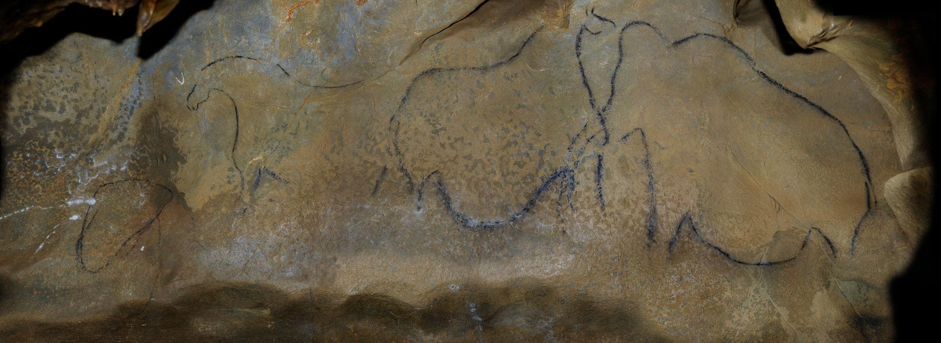 Fresque dans la grotte